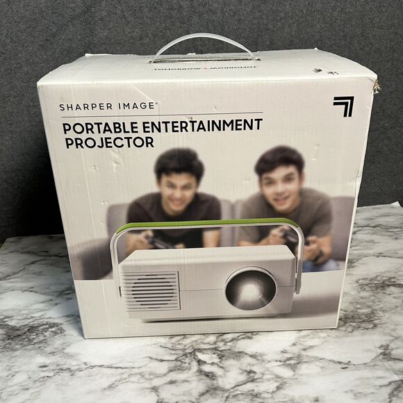Sharper Image Portable Entertainment Projector Brand New Open Box